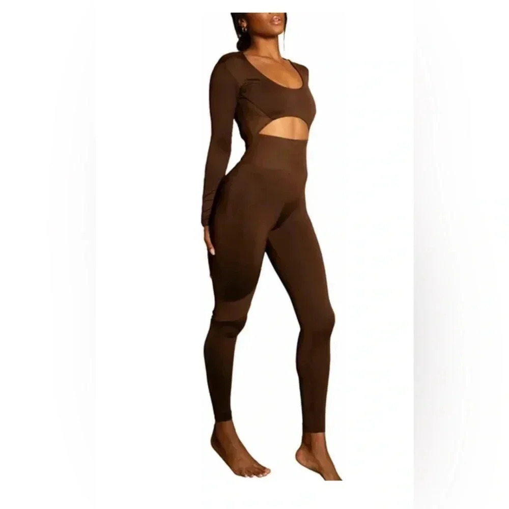 Women's Brown Jumpsuit